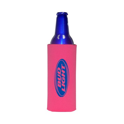 Premium Collapsible Foam 16 Oz. Budweiser Aluminum Bottle Coolies