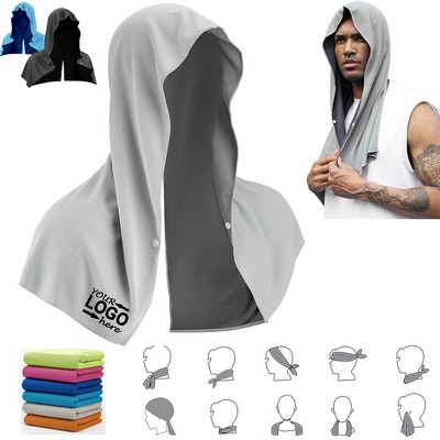 Absorbent Quick Cooling Hoodie Towel