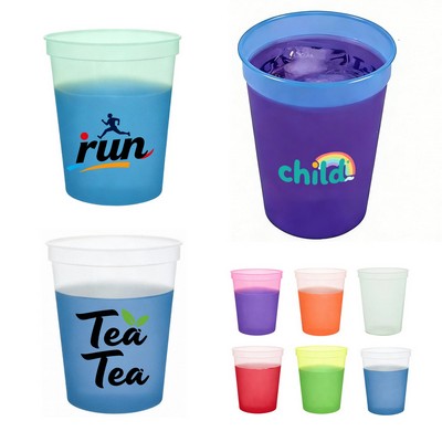 16 Oz Reusable Color Changing Mood Stadium Cup