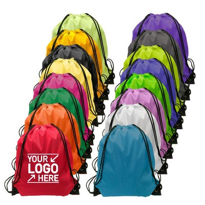 Nylon Drawstring Backpack (14" X 18")