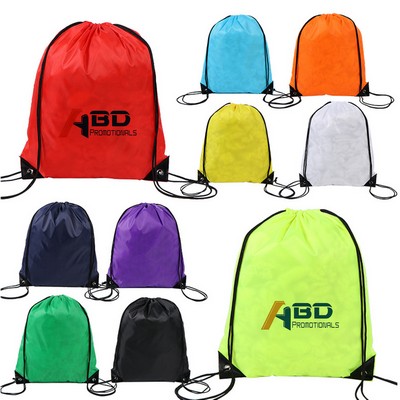 Classic Polyester Drawstring Backpack